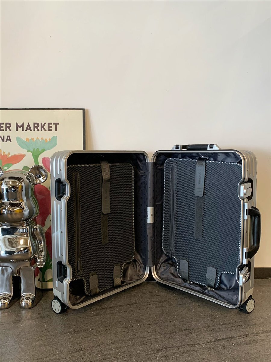 Rimowa Original Cabin Twist 35L スーツケース キャリーケース アルミニウム ブラック持ち手 シルバー_9