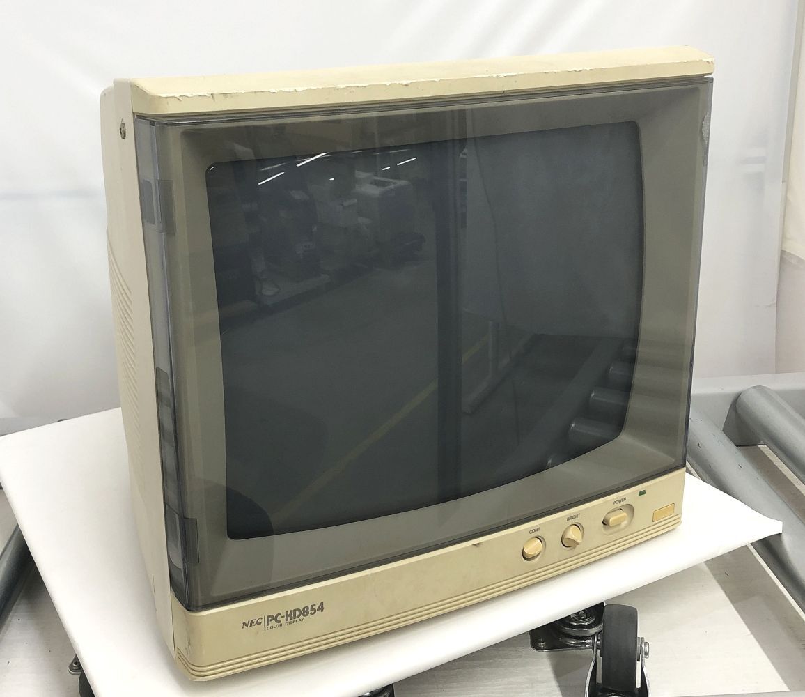 通電確認のみ】NEC PC-KD854 CRTモニター ブラウン管 14インチカラー