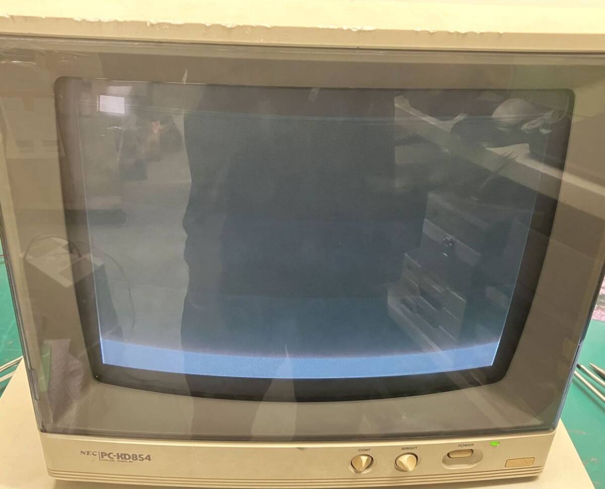 通電確認のみ】NEC PC-KD854 CRTモニター ブラウン管 14インチカラー