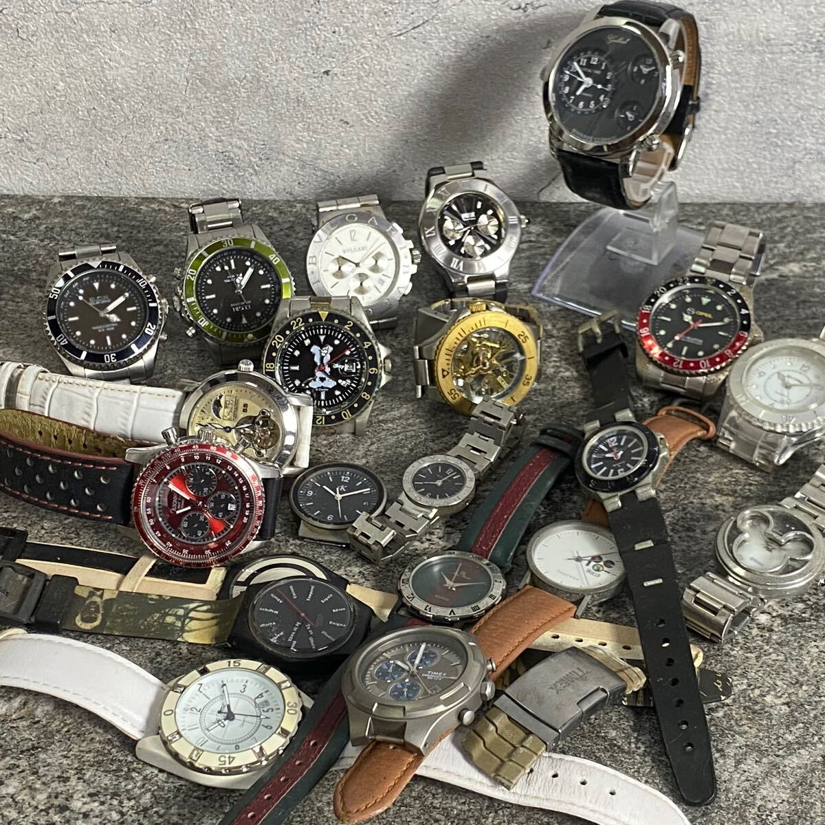 S250330【1円〜現状販売】腕時計まとめて ELGIN エルジン Gallucci ガルーチ TIMEX スヌーピー 55周年 他_1