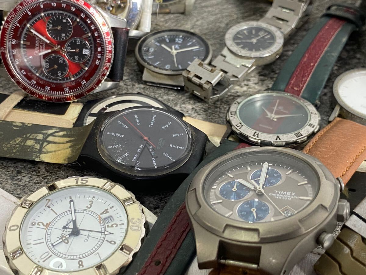 S250330【1円〜現状販売】腕時計まとめて ELGIN エルジン Gallucci ガルーチ TIMEX スヌーピー 55周年 他_2