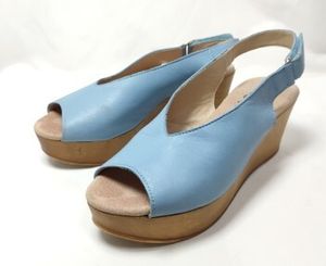 お買得！ボントレ BONTRE サンダル　ウェッジソール　レザー　厚底　サイズ37　スペイン