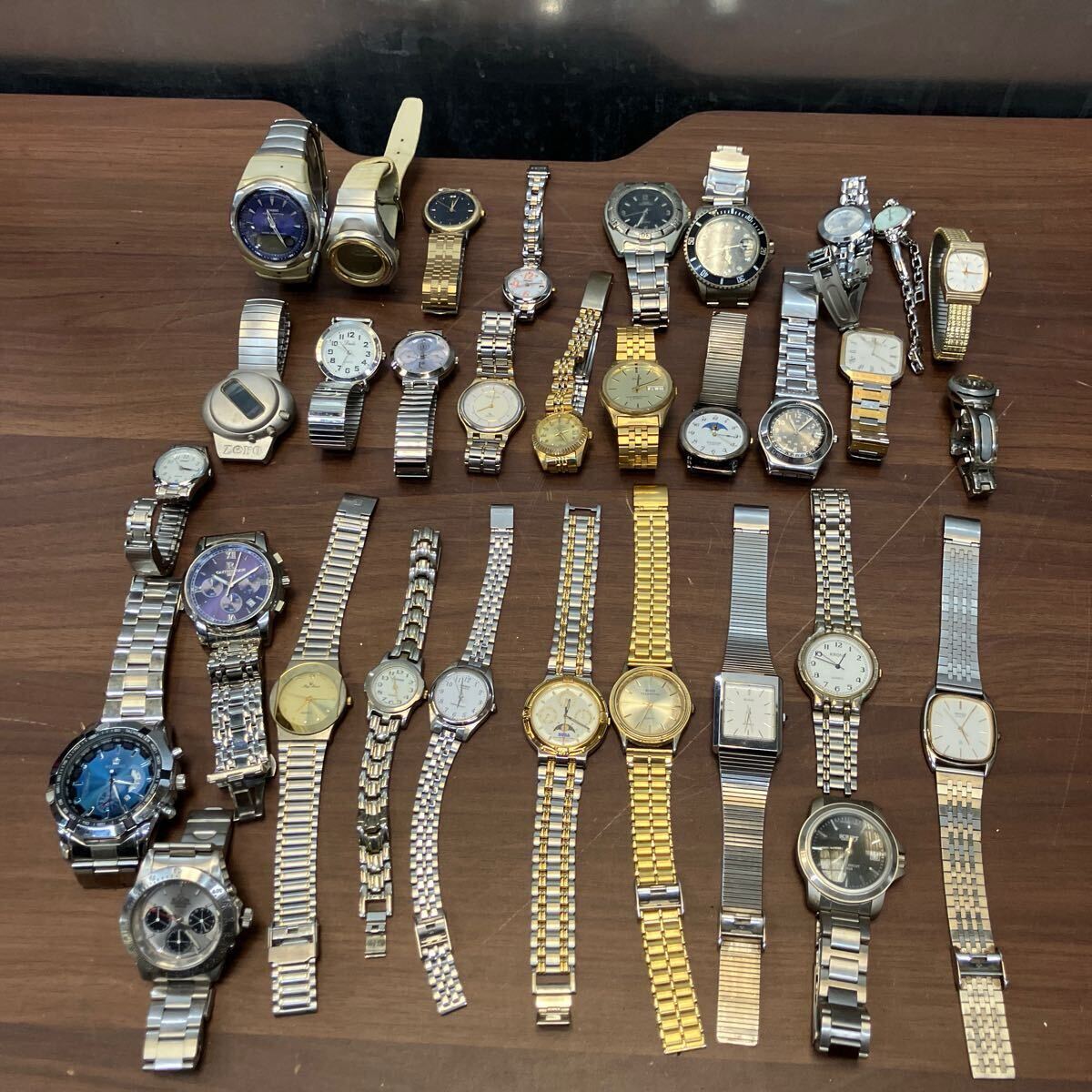 時計 腕時計 32本 SEIKO セイコー SCRIPT ELGIN CASIO シチズン メンズ レディース アンティーク まとめ ステンレス _1