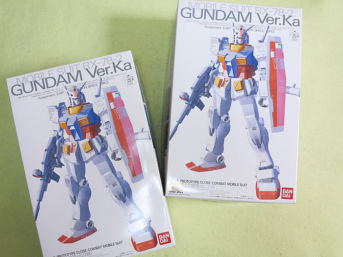 ★★ 新品未組み立て MG 1/100 RX-78-2 ガンダム（ Ver.Ka）グレード ガンプラ バンダイ カトキ　ハジメ 　デカール付　２個セット_2