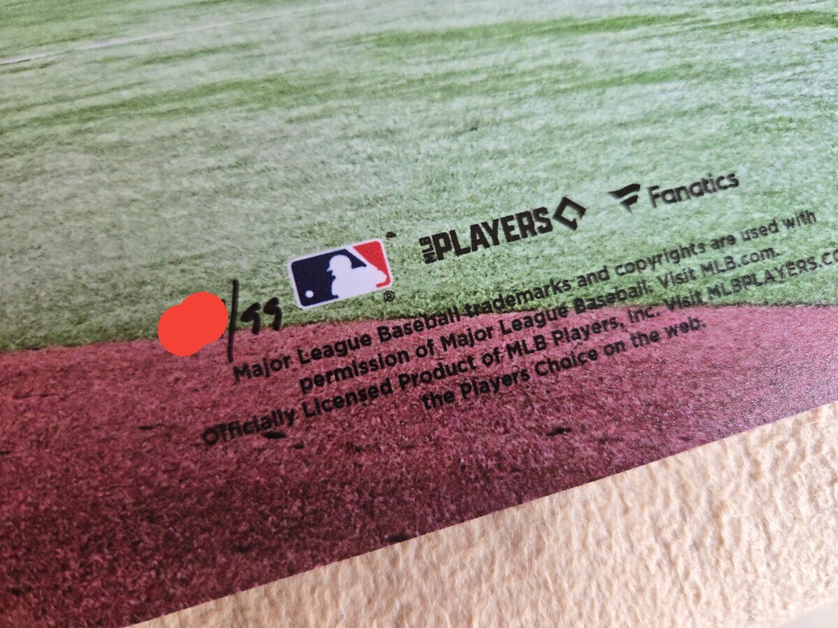 99枚限定！佐々木朗希 直筆サイン ルーキー 東京シリーズ 51x41センチ
