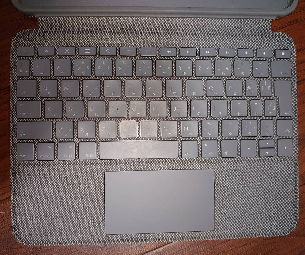 Logicool Folio Touch iPad Pro 11インチ対応 トラックパッド付きキーボードケース YU0043 中古品_2