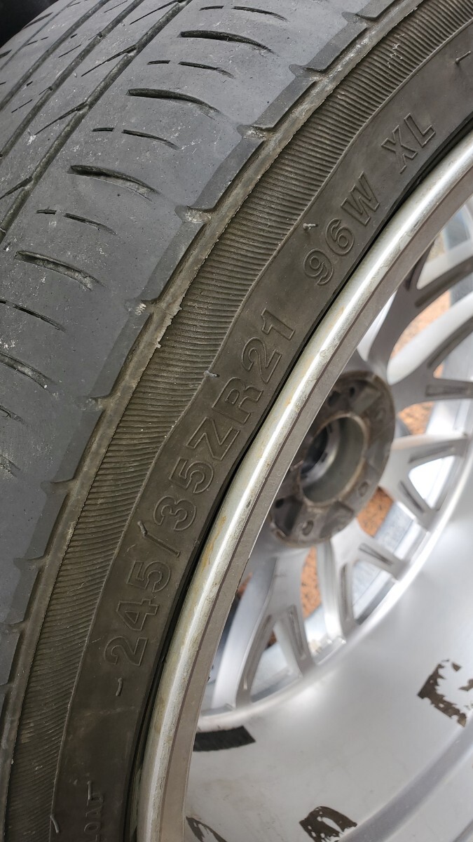 ロクサーニ マルチフォルケッタ 21x9.0J +38 PCD114.3 5H 245/35R21 アルファード ヴェルファイア_9