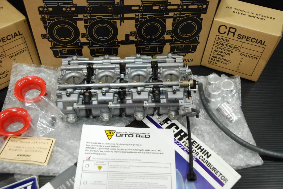 希少！ CB４００F用 FCR28パイ H/Z ビトーR＆D 新品！定価213,400円 PMC CB400FOUR 旧ヨンフォア 398cc＆408ccどちらも取り付けOK_2
