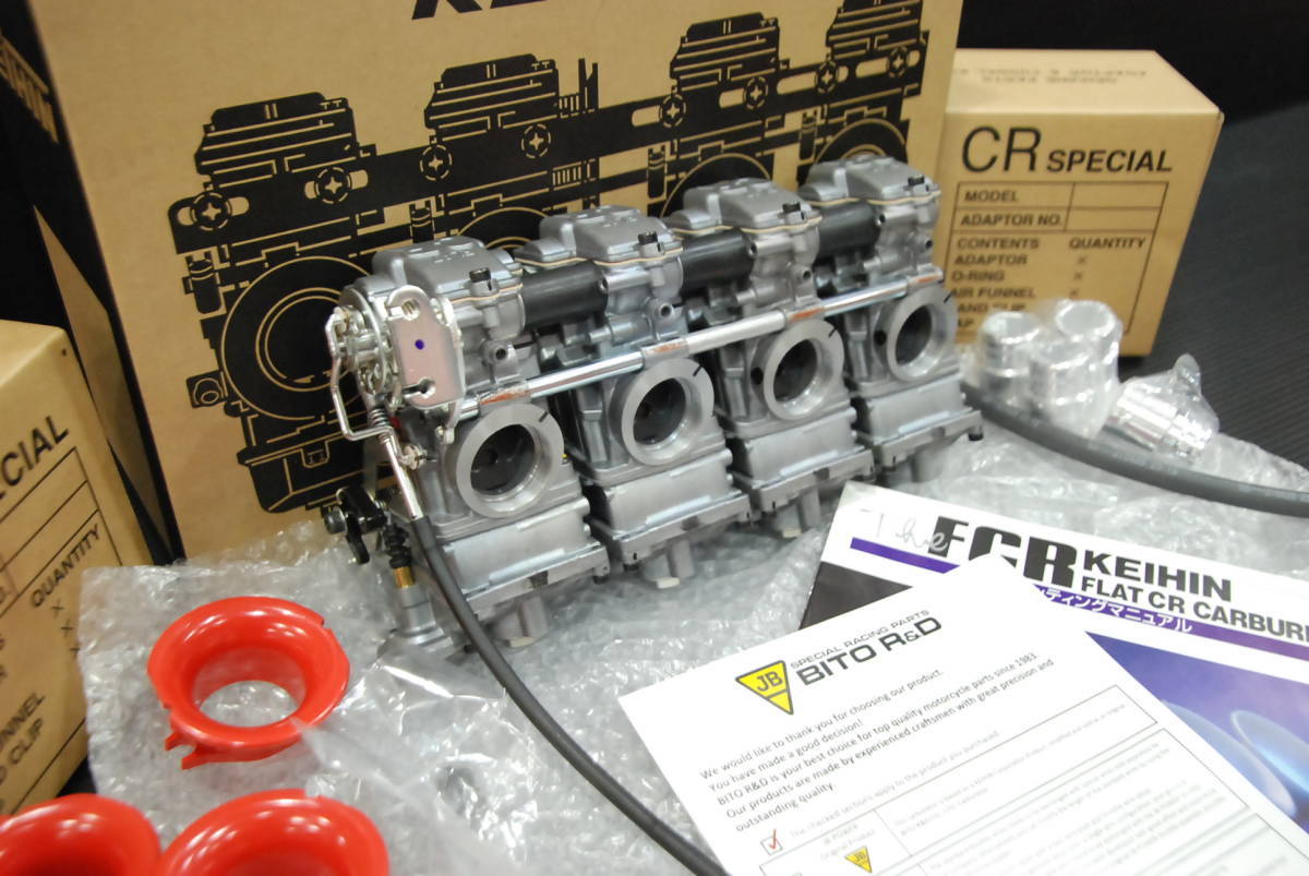 希少！ CB４００F用 FCR28パイ H/Z ビトーR＆D 新品！定価213,400円 PMC CB400FOUR 旧ヨンフォア 398cc＆408ccどちらも取り付けOK_4