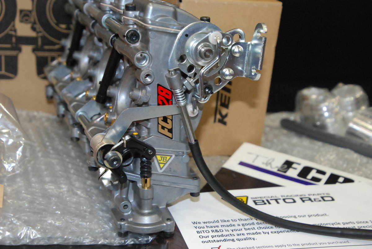 希少！ CB４００F用 FCR28パイ H/Z ビトーR＆D 新品！定価213,400円 PMC CB400FOUR 旧ヨンフォア 398cc＆408ccどちらも取り付けOK_5