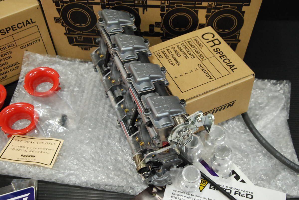 希少！ CB４００F用 FCR28パイ H/Z ビトーR＆D 新品！定価213,400円 PMC CB400FOUR 旧ヨンフォア 398cc＆408ccどちらも取り付けOK_6