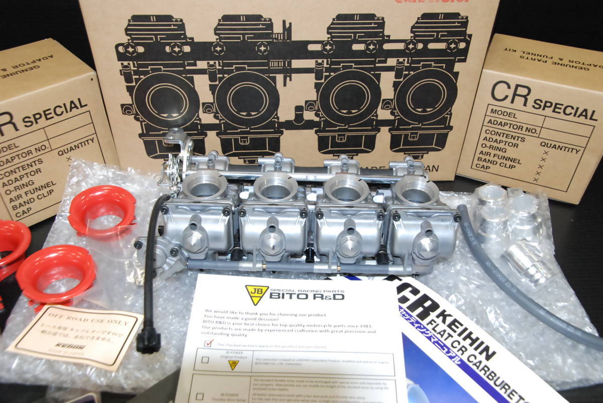 希少！ CB４００F用 FCR28パイ H/Z ビトーR＆D 新品！定価213,400円 PMC CB400FOUR 旧ヨンフォア 398cc＆408ccどちらも取り付けOK_7