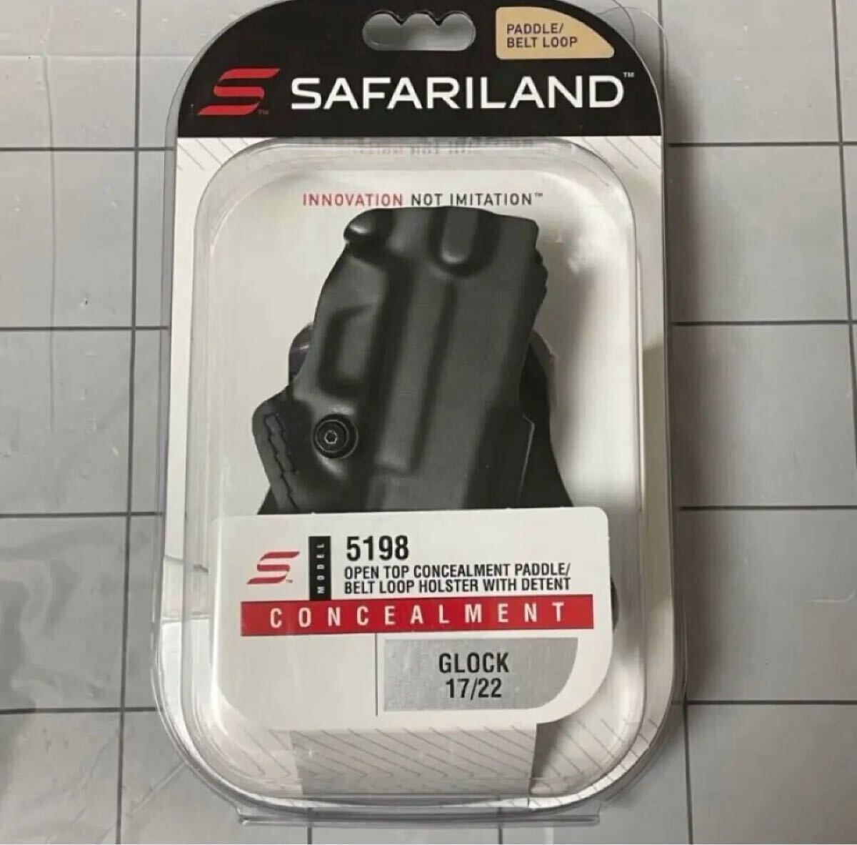 SAFARILAND 東京マルイ グロック17Gen5MOS対応オープントップパドル＆ベルトループ ホルスター_5