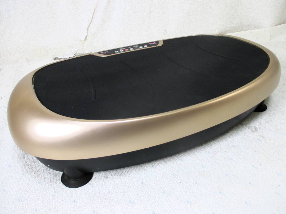 ボディスカルプチャ パワーウェーブミニ 振動マシン ぶるぶる振動マシン フィットネスマシン マット リモコン付 健康器具 動作OK (5853)_3