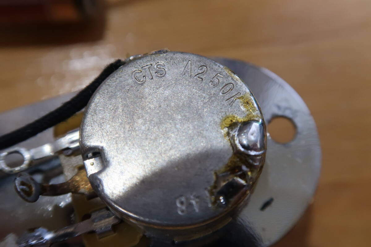 テレキャス配線キット(中古)コンデンサ2個付_3