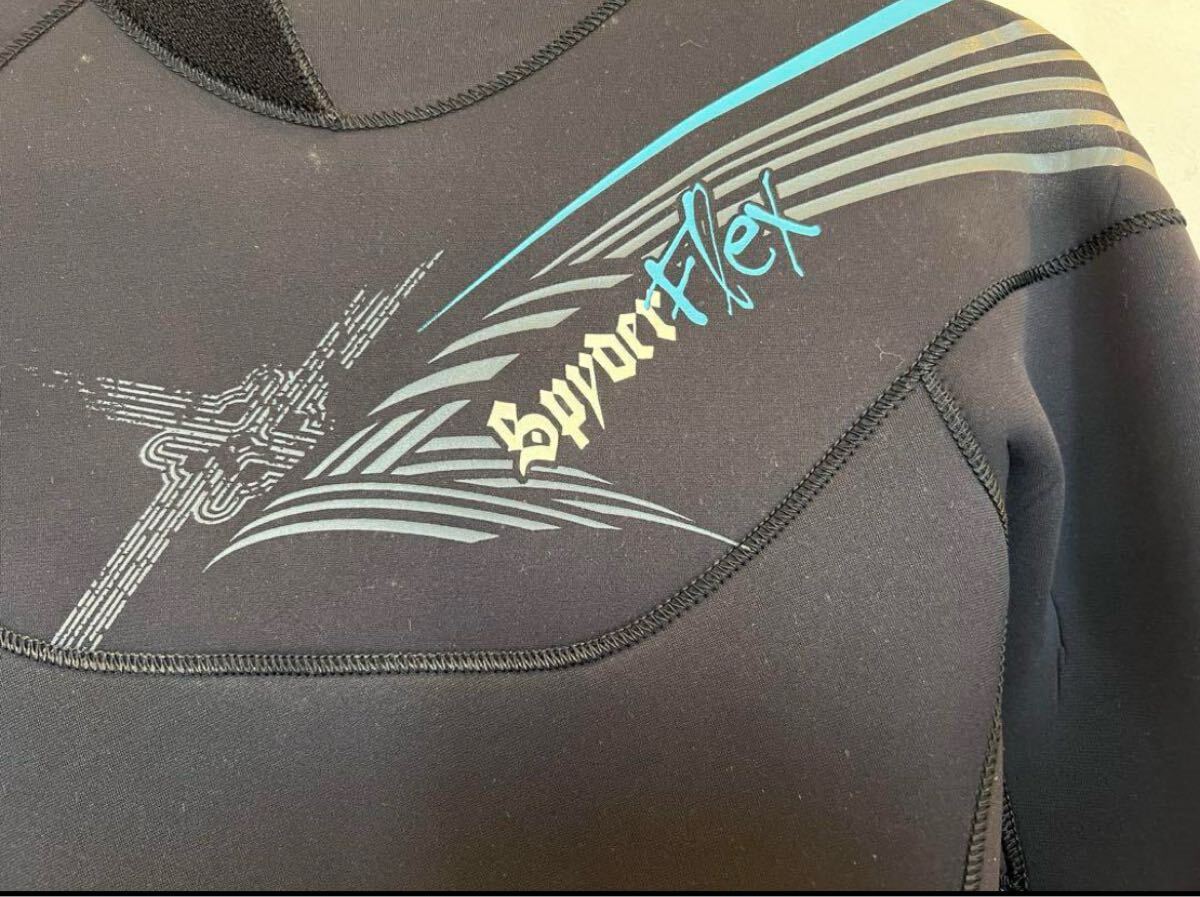 spyderflexスパイダーフレックス　ロンスプ3ミリブラック ウェットスーツ セミドライスーツ サーフィン ウエットスーツ バックジップ_6