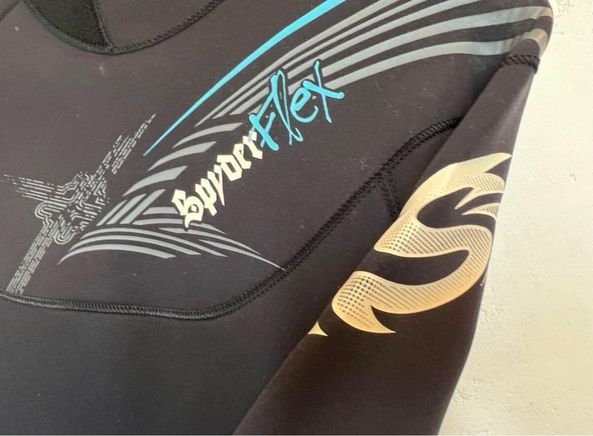 spyderflexスパイダーフレックス　ロンスプ3ミリブラック ウェットスーツ セミドライスーツ サーフィン ウエットスーツ バックジップ_7