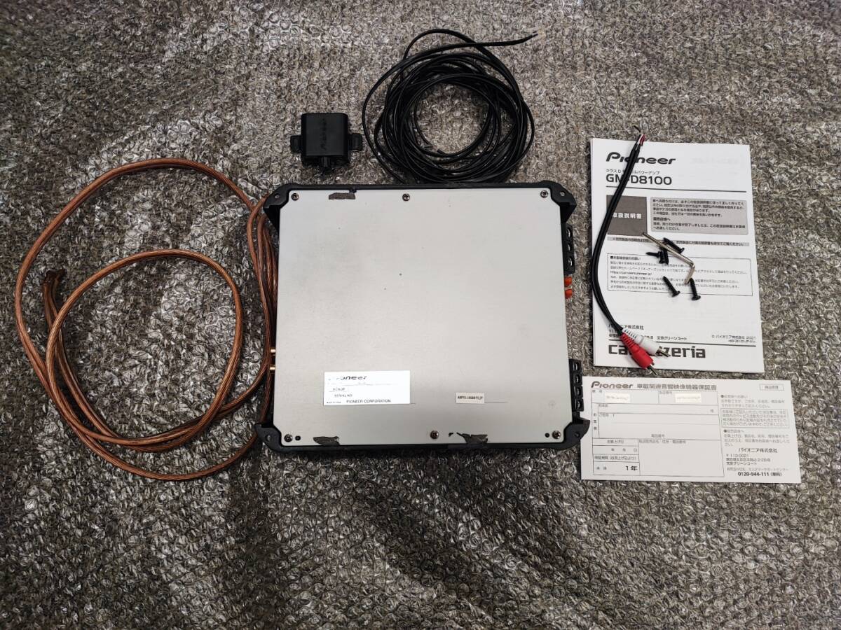 送料無料 カロッツェリア (パイオニア) 600W×1 モノラルパワーアンプ GM-D8100_2