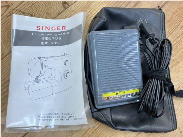 SINGERシンガー ミシン Tradition SN-520本体 フットコントローラー