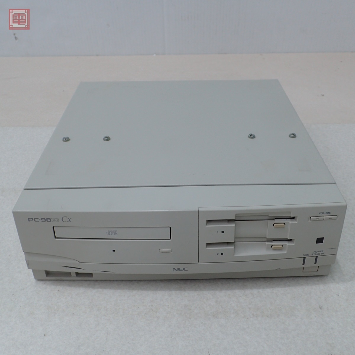 PC-9821Cx 本体とスピーカ 起動不可 PC-9821Cx 本体とスピーカ 起動