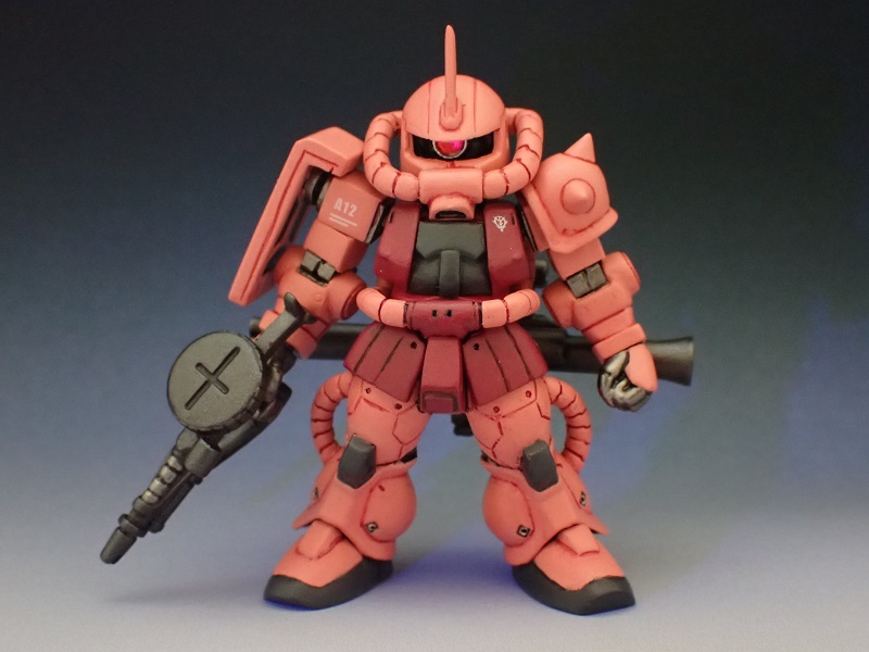 FW GUNDAM CONVERGE ガンダムコンバージ MS-06S シャア専用ザクⅡ 改造