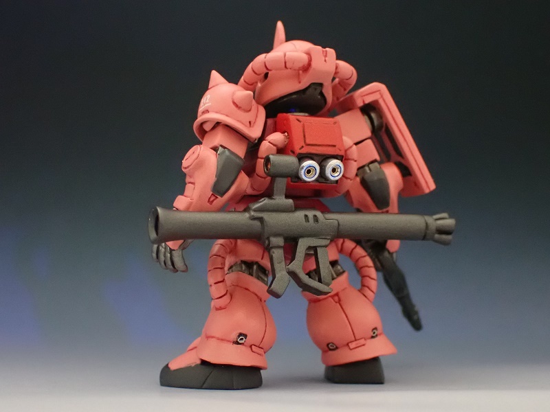 FW GUNDAM CONVERGE ガンダムコンバージ MS-06S シャア専用ザクⅡ 改造