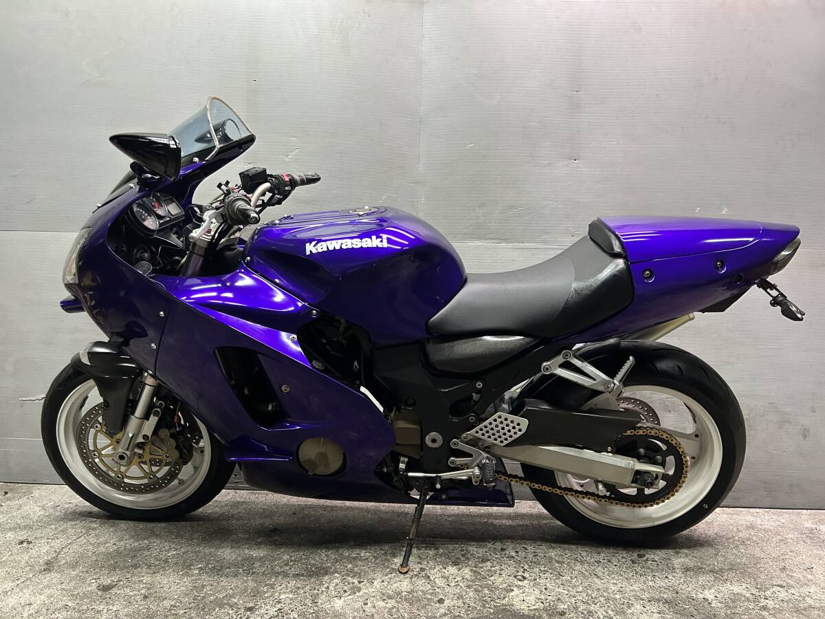 ZX-12R エンジン始動 格安モンスターマシーン 1円スタート売り切り