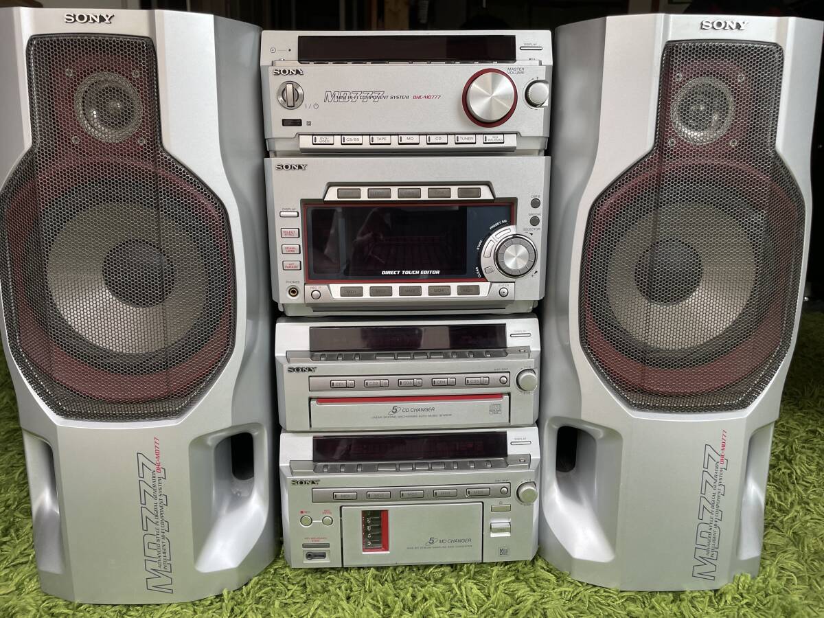 SONY/ソニー ハイファイコンポーネントシステム MDピクシー DHC-MD777