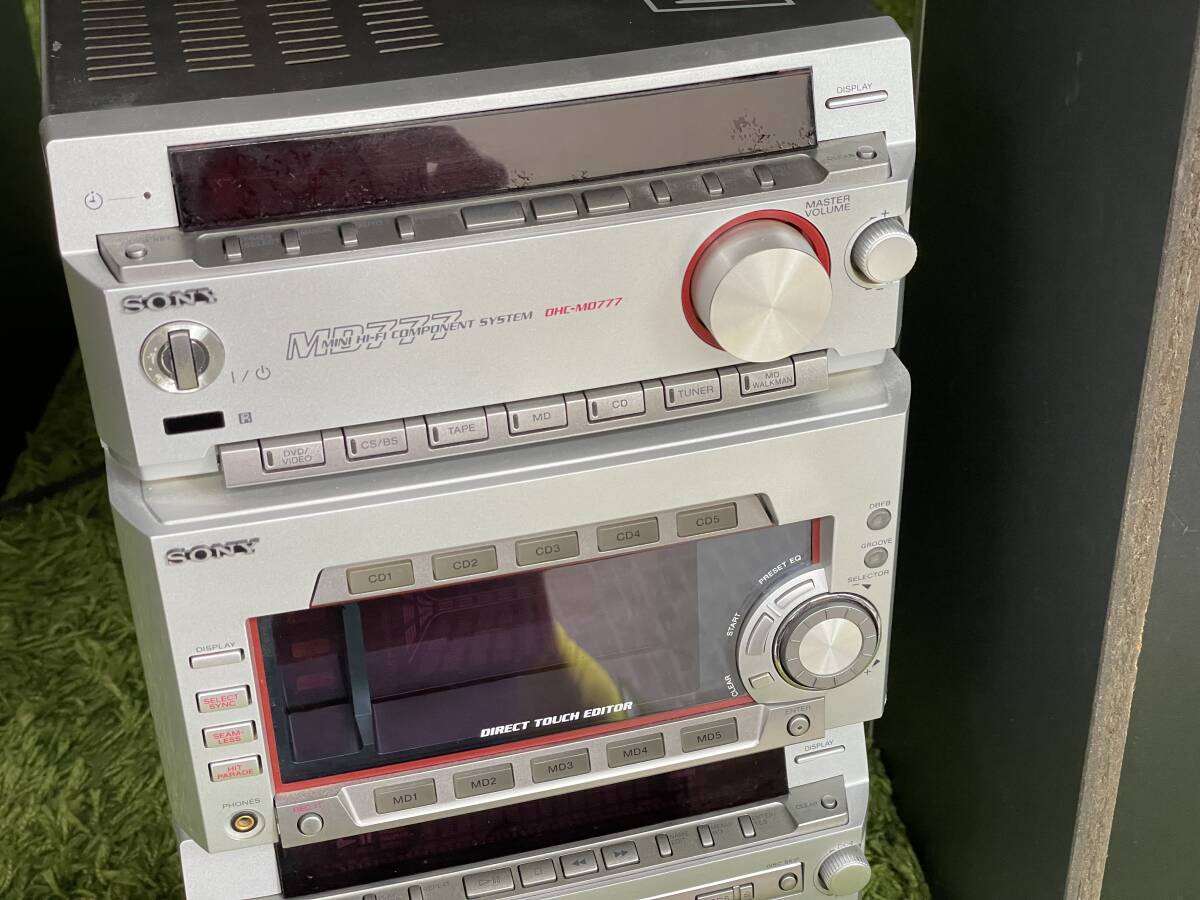 SONY/ソニー ハイファイコンポーネントシステム MDピクシー DHC-MD777