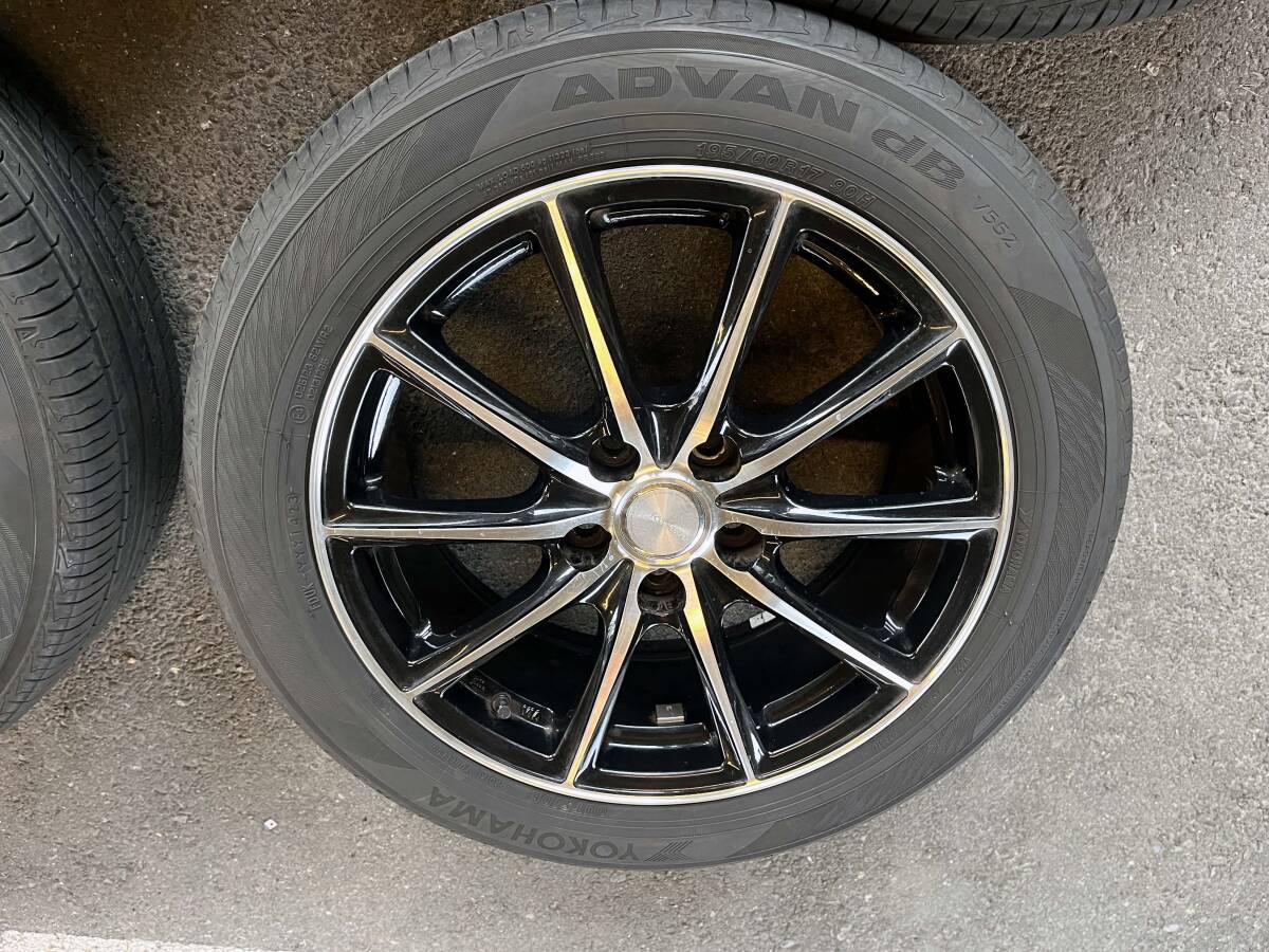 ヨコハマ ADVAN dB V552 195/60R17 ブリジストン ECO FORME CRS15