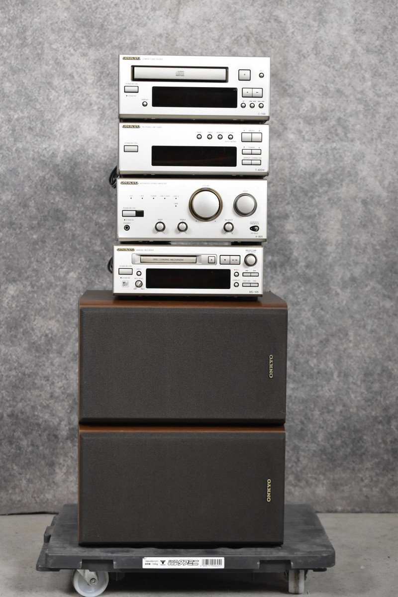 G】ONKYO C-705/T-405W/A-905/MD-105/D-062A システムコンポ