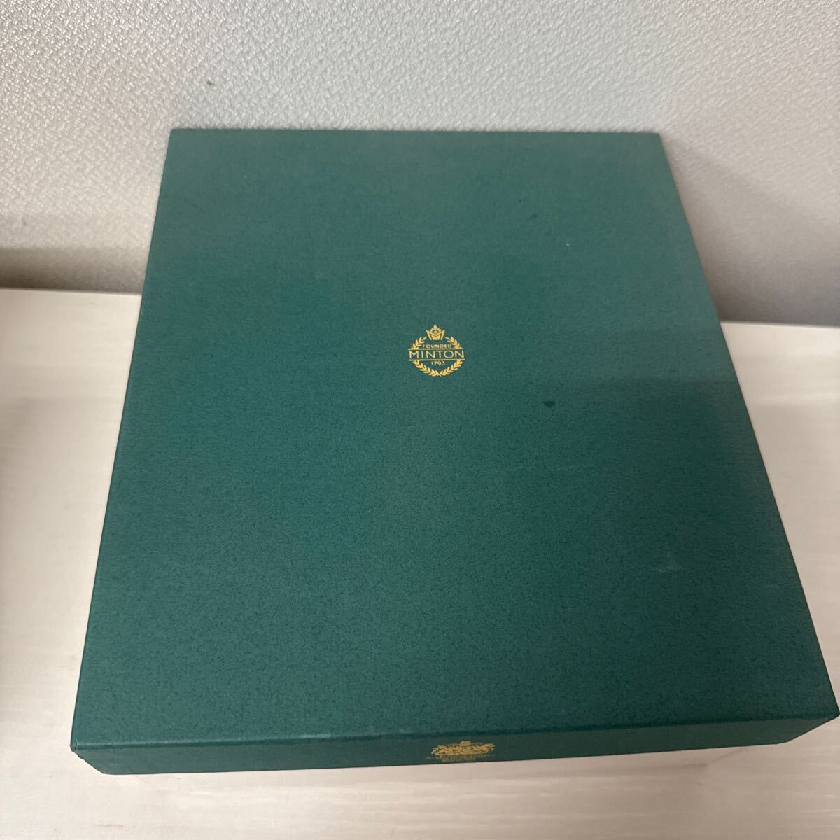 ● MINTON ミントン ワイングラス ペア グラス 2客セット 洋食器 花柄 クリスタル イギリス 未使用品 ●_7