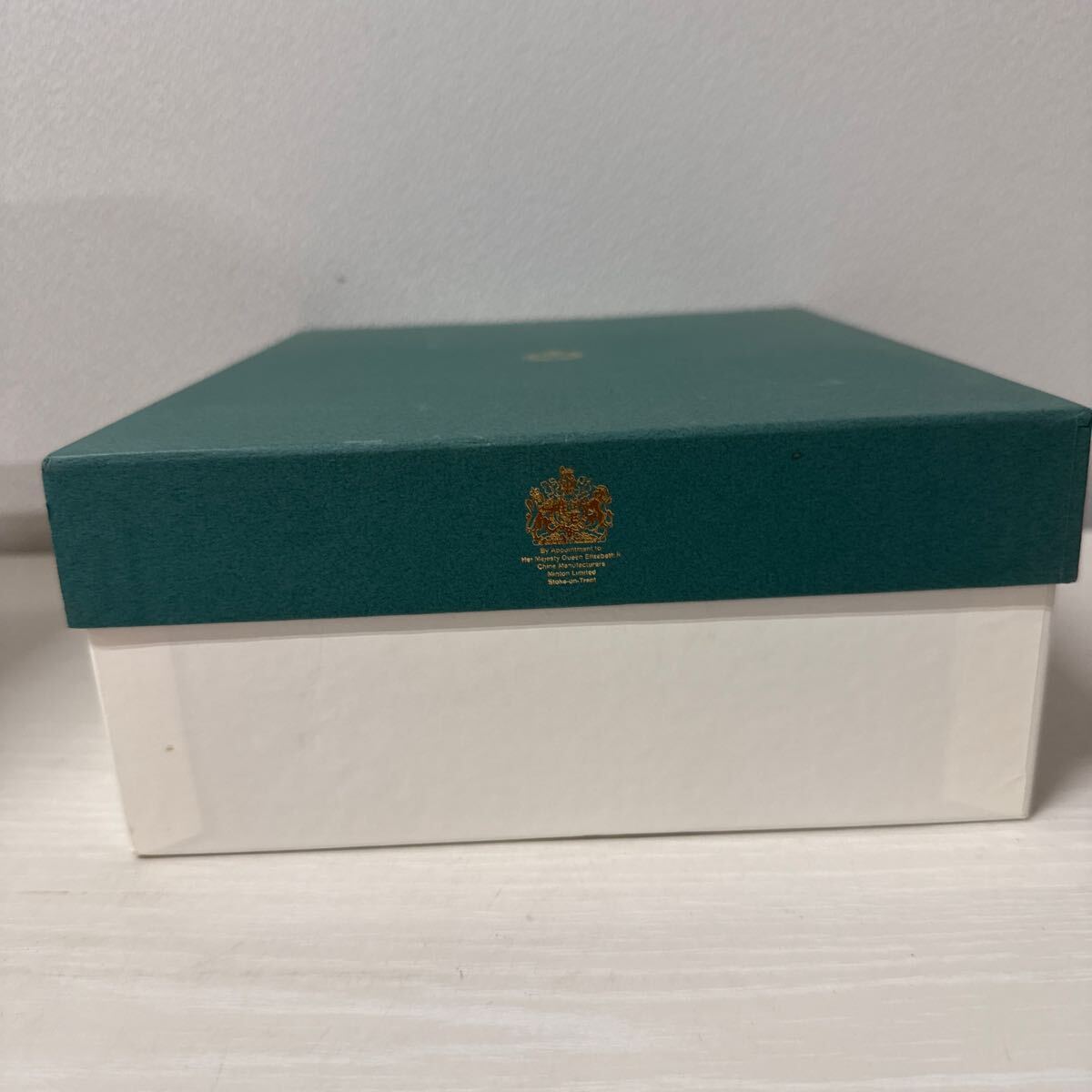 ● MINTON ミントン ワイングラス ペア グラス 2客セット 洋食器 花柄 クリスタル イギリス 未使用品 ●_8