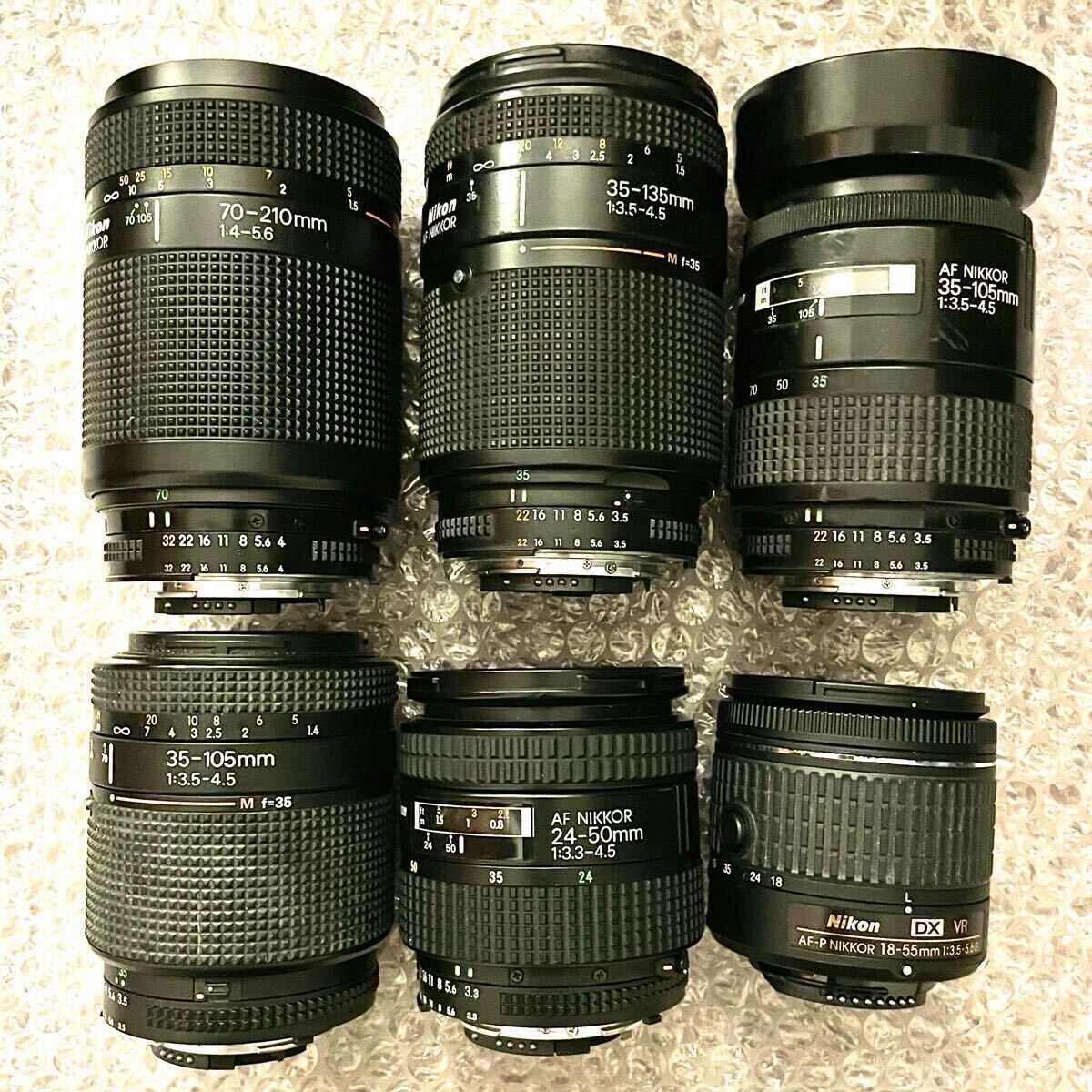 16点★1円〜1円スタート ニコン Nikon Fマウント f2.8 f3.5 AFレンズほか 広角 標準 望遠 ズーム 単焦点 ジャンク大量セット まとめて放出_8