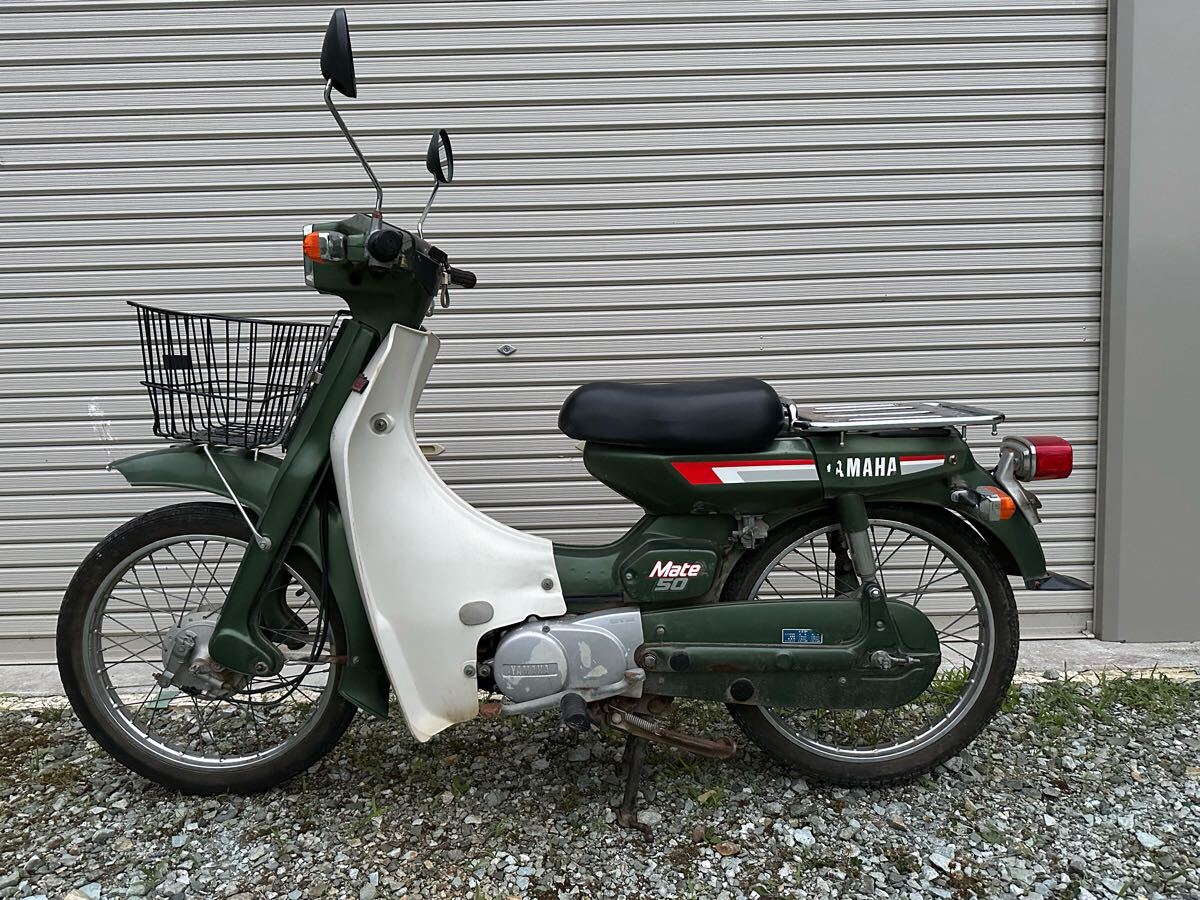 YAMAHA メイト MATE V50 2スト エンジン始動確認済 書類付(50cc以下 