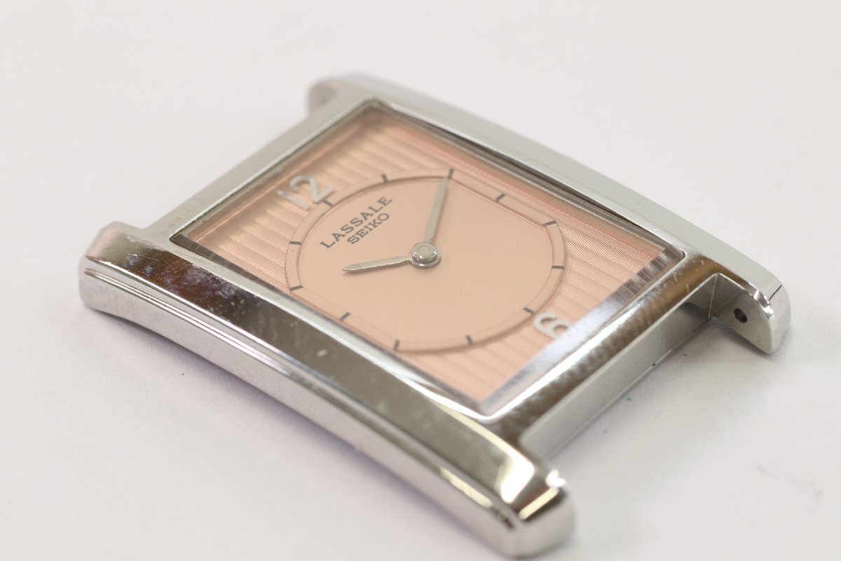 SEIKO セイコー LASSALE ラサール 5E20-5B60 クォーツ スクエア 腕時計