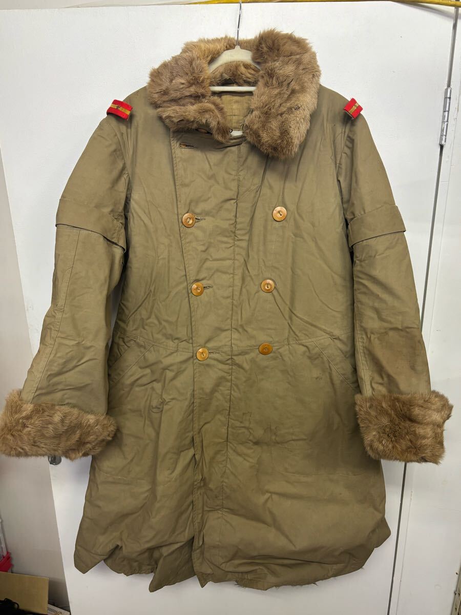 ML16032-9]1円〜レア！日本軍 昭和17年製 防寒外套 軍服 ミリタリー