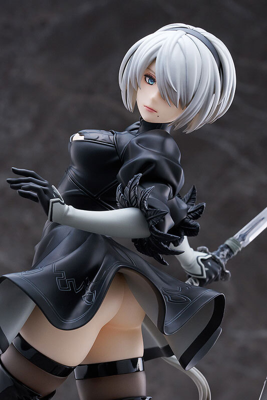 【新品】NieR：Automata Ver1.1a 2B 1/7 完成品フィギュア [マックスファクトリー]【正規品】_3