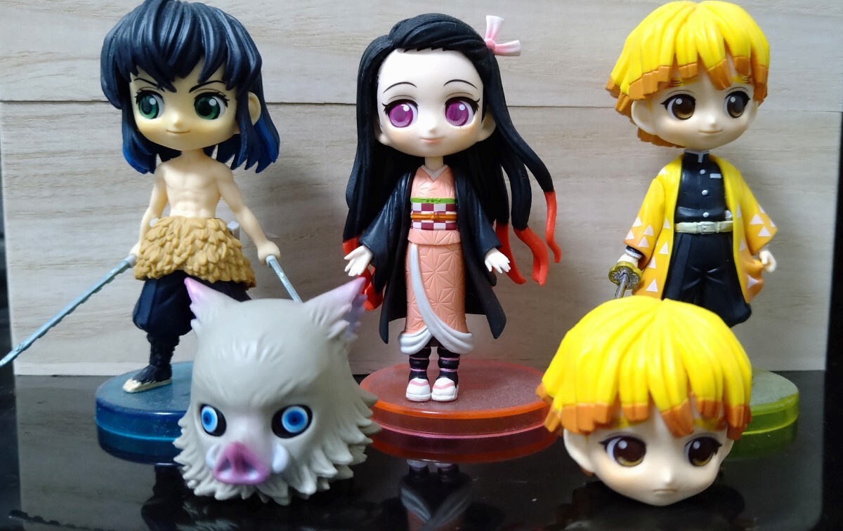 Qposket Petit 鬼滅の刃 我妻善逸 竈門禰豆子 嘴平伊之助 キューポ