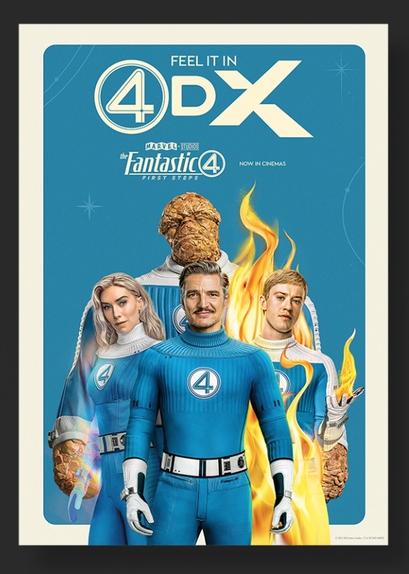 4DX 入場者特典☆A3 ポスター☆マーベル 新作映画『ファンタスティック