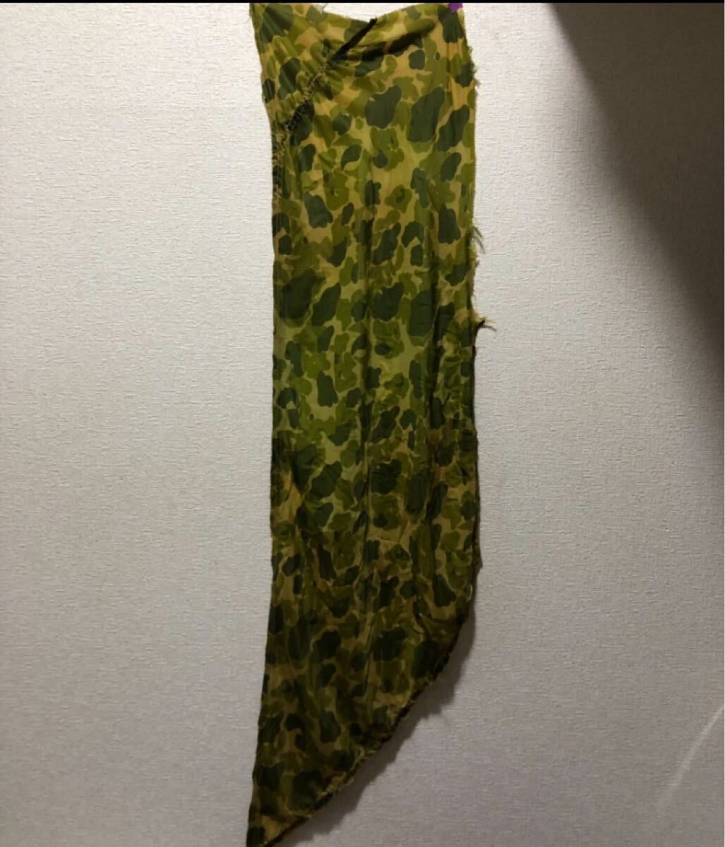 ナム戦　ベトナム戦争　ダックハント　パラシュート生地　サバゲー　実物生地_1