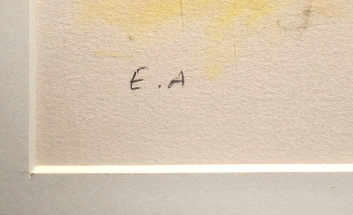 4-24907) ジャン・ピエール・カシニョール 幸せの予感 EA リトグラフ