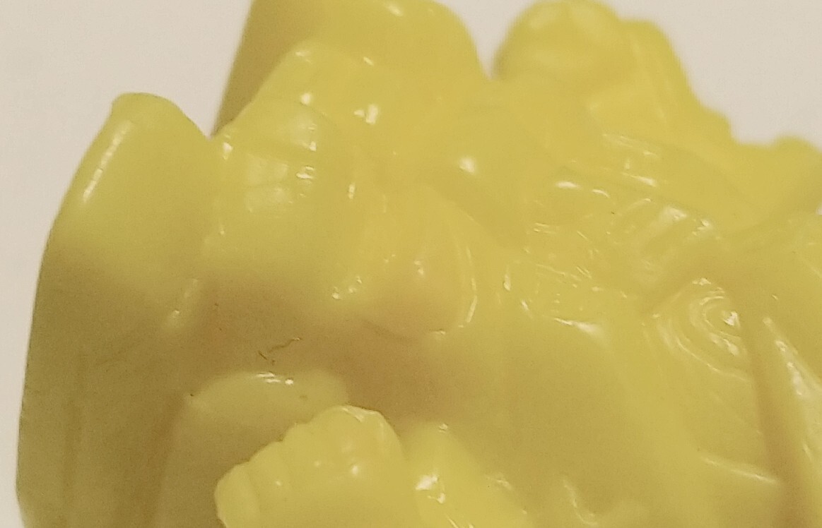 うっすらシミあり ΖΖガンダム 黄色 元祖SDガンダム ガン消し 消しゴム 洗浄済み_4