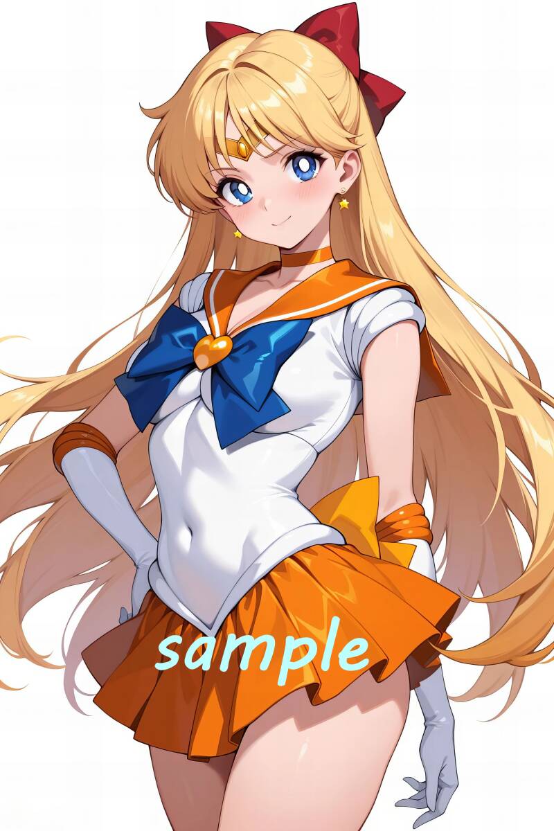 オリジナル 同人 セーラーヴィーナス 愛野美奈子風 美少女 AI イラスト