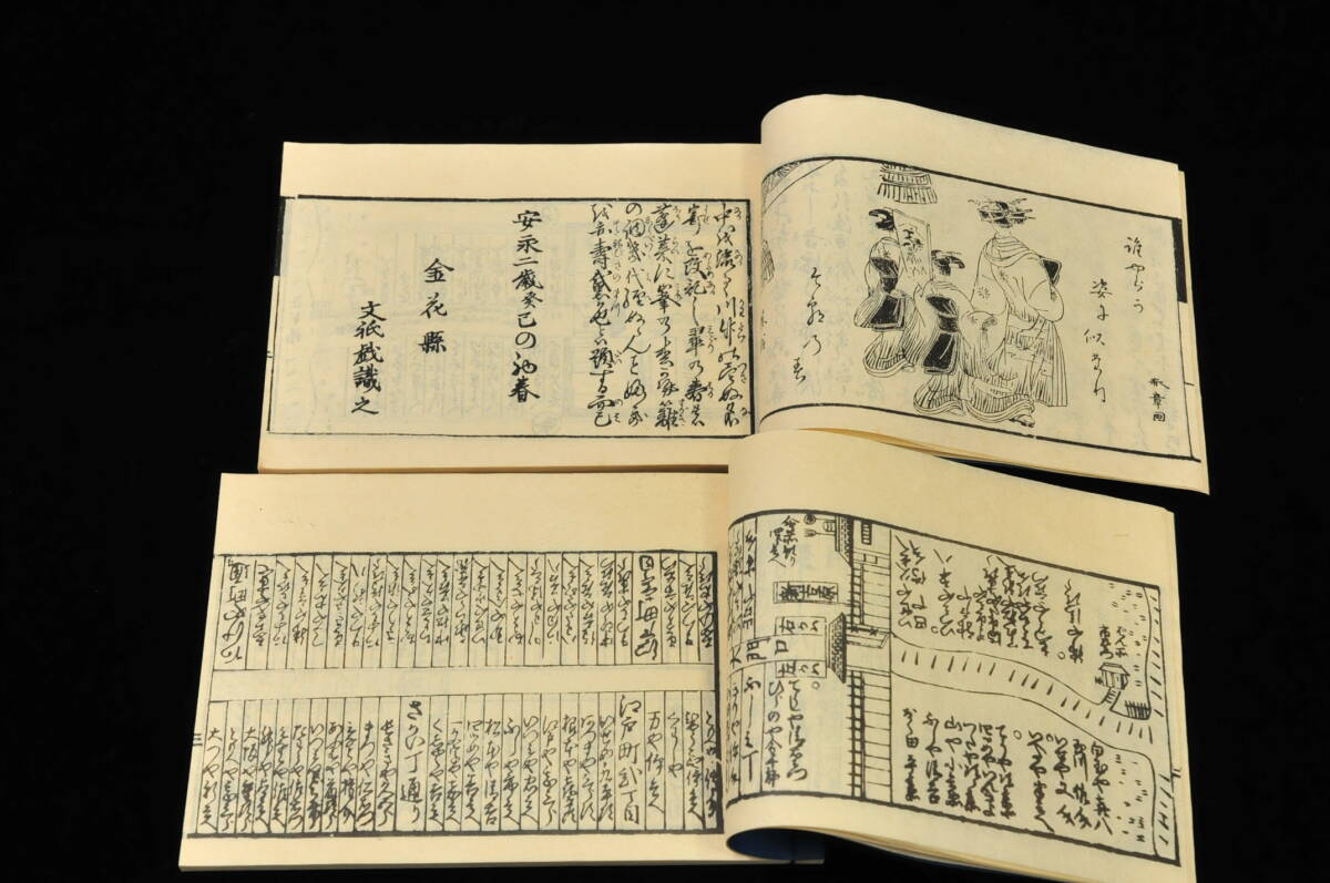 安永期　吉原細見集　花咲一男編　限定100部 昭和57年刊　名華選・細身花の源・三津の根色等　1407001-1_3