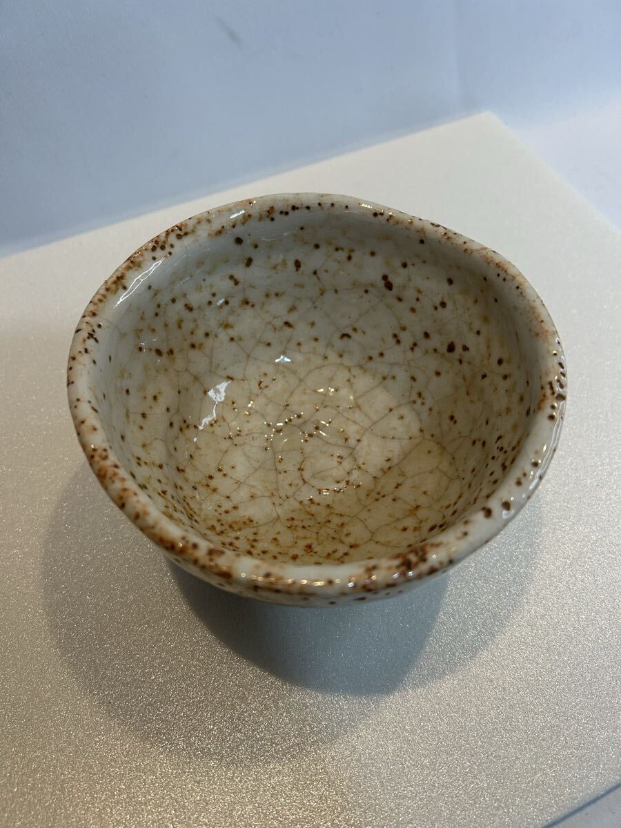 志野焼 割高台茶碗 加藤陶四郎造 共箱 布付 美濃焼 茶道具(志野)|売買 志野焼 割高台茶碗 加藤陶四郎造 共箱 布付 美濃焼 茶道具(志野)|売買