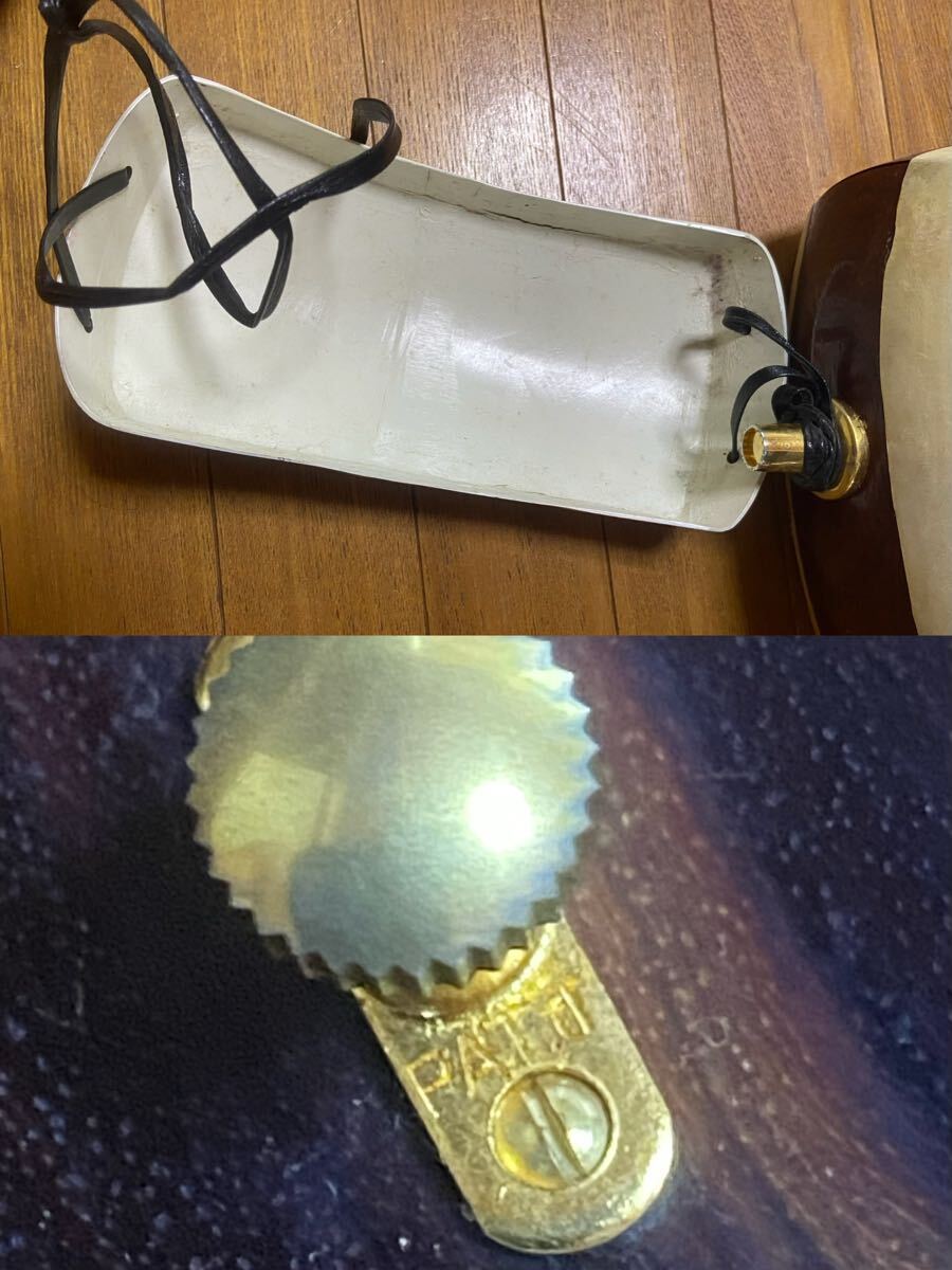 ☆ 三味線 紅木 二段溝 太棹 2.9cm 長さ100㎝ 現状品 鼈甲 ハード