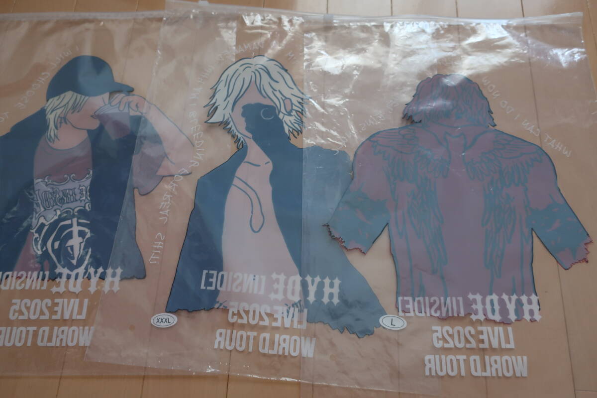 HYDE [INSIDE] LIVE 2025 WORLD TOURグッズ、アパレルのパッケージ3種_2