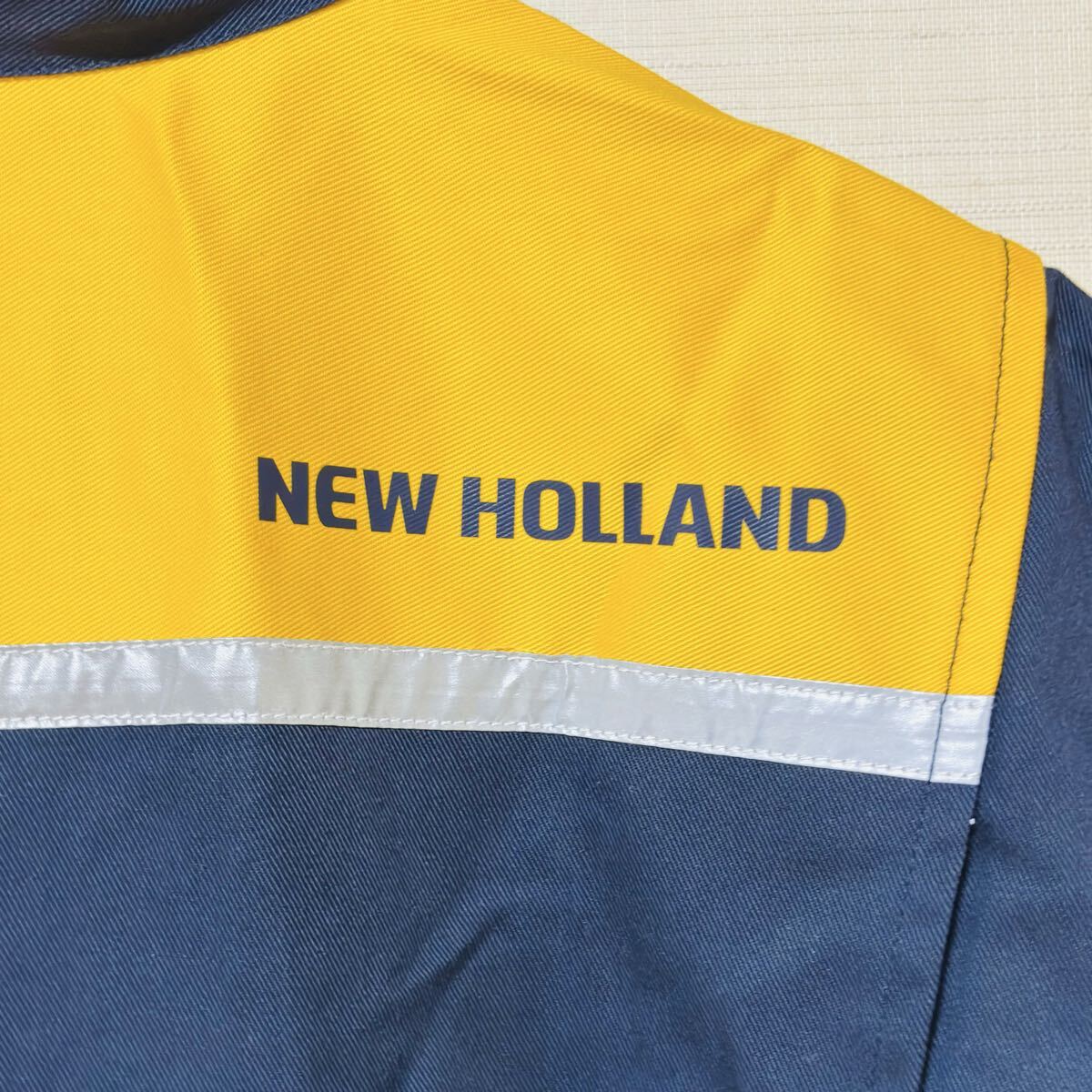 試着程度 NEW HOLLAND ニューホランド つなぎ 半袖 オーバーオール