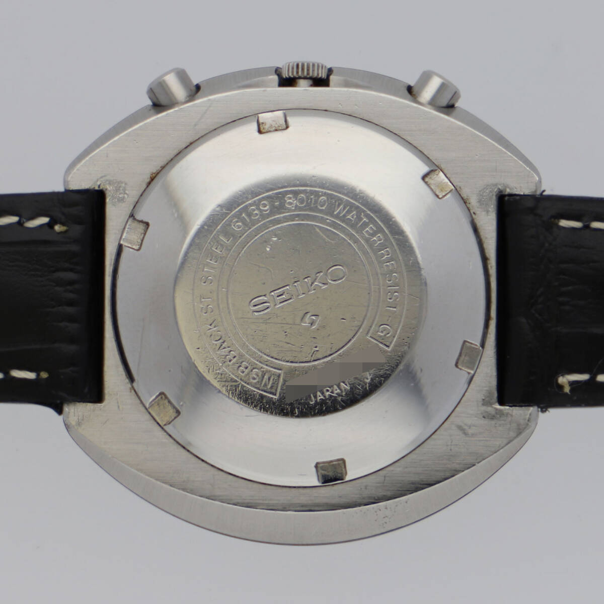 SEIKO セイコー 6139-8010 5スポーツ ブラックダイヤル SS/レザー 自動巻き メンズ 134569(その他)｜売買された ...